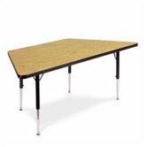 4000 Series Trapezoidal Activity Table with Short Legs (42" x 84")