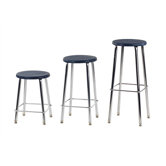 Height Adjustable Stool with Footrest
