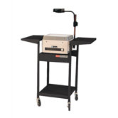 Adjustable Height Cart w/ Overhead, 2 Shelves