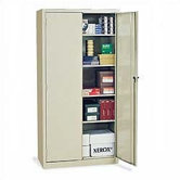 Storage Cabinet with 4 Adjustable Shelves