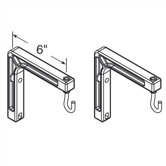 2 Wall Mount Brackets for Projection Screens