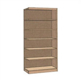Single-faced Library Shelving Addition (82" x 37")