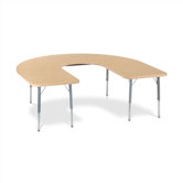 4000 Series Deep-Center Horseshoe Activity Table