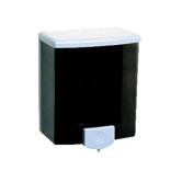 Surface-Mounted Soap Dispenser in Black and Gray
