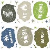 Thought Bubbles Wallstickers