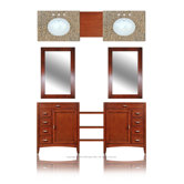 Metropolitan 79" Double Basin Vanity with 4 Adjustable 18" Shelves