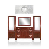 Martinsville 97" Single Basin Vanity with 2 64" Linen Towers