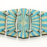 Life Sunburst Link Bracelet