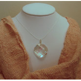 Sterling Silver Swarovski Crystal "Full Moon" Necklace