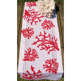 Coral Table Runner