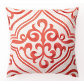 Tile Down-Filled Embroidered Pillow