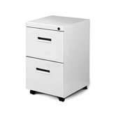 Mobile Pedestal with Two File Drawers