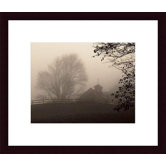 Parish Hill Barn Wood Framed Art Print