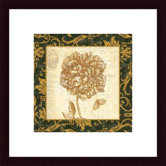 Peony by Paula Scaletta Wood Framed Art Print