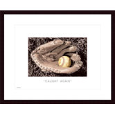 Caught Again Wood Framed Art Print