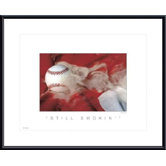 Still Smokin Metal Framed Art Print