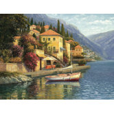 Lake Como Blossom Gallery Wrapped Canvas Art