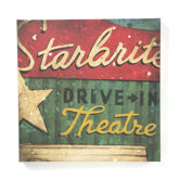 Drive-in Theater Gallery Wrapped Canvas Art