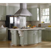 Euroline Pro Series Island Hood with Straight Lip