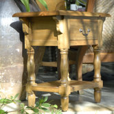 Painted Provence 1 Drawer Bedside Table