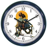 Saturday Evening Post Sunset Wall Clock