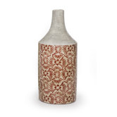 Red Oriental Vase