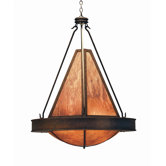 Obsidian 6 Light Inverted Pendant