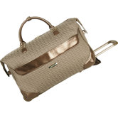 Signature Jacquard 22" Wheeled Duffel