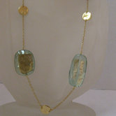 Long Lucite Beaded Necklace