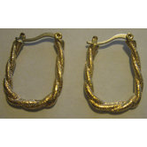 Oval Hoop Earrings