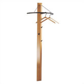 Artform Trio Triangular Natural Beechwood 3 Hook Coat Rack