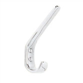 Brass Base Coat/Hat Hook 5" H