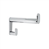 Brass Base Coat/Hat Hook 3.5" H with Polished Chrome Finish