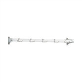 Coat Rack with 5 Sliding Hooks