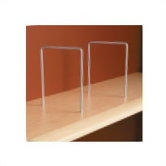 Envision&reg;Three Aluminum Metalic Book Ends for Laminated Shelves