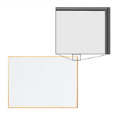 Tactics&reg; Large Writing Surface with Slim Trim Frame