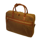 Waxed Canvas Negotiator Briefcase