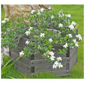 Hexagon Garden Barrel Planter