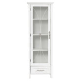 Mason Linen Cabinet with One Door and One Drawer