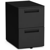 Mobile File Cabinet in Charcoal