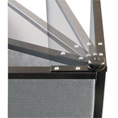 GreatDivide Wall System Optional Ganging Device, Black