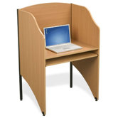 Deluxe Laminate Floor Carrel