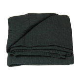 Cable Knit Cashmere Throw Blanket