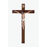 40" Woodtone Crucifix