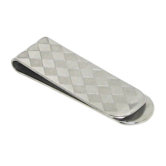 Men's Checkerboard Money Clip