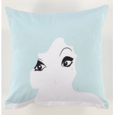 Glamour Girl Pillow in Seafoam