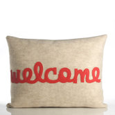 "Welcome" Decorative Pillow