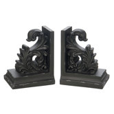 Scroll Library Bookends