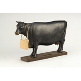 3-D Bovine Decorative Chalkboard