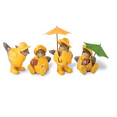 Rainy Day Cheeky Chicks (Set of 4)